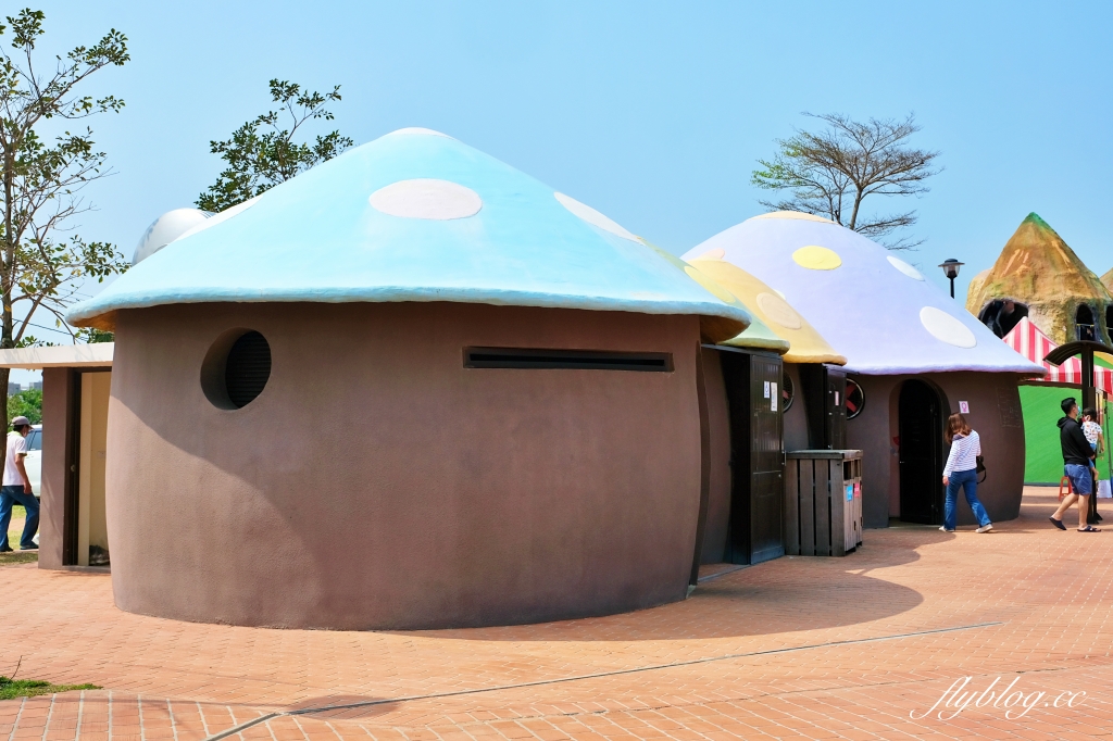 苗栗竹南｜獅山多功能運動公園，竹南多功能親子公園，七線道火炎山溜滑梯 @飛天璇的口袋
