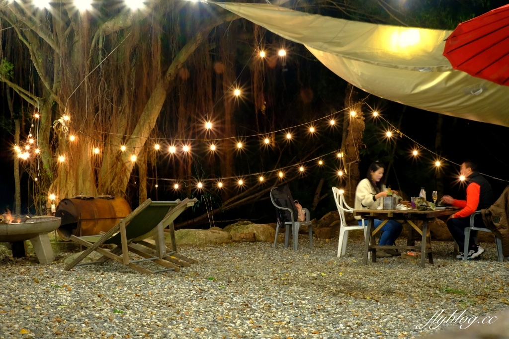 花蓮壽豐｜嘻餐町 賣火柴的餐桌｜森林裡的浪漫秘境，花蓮最浪漫的營火晚餐 @飛天璇的口袋