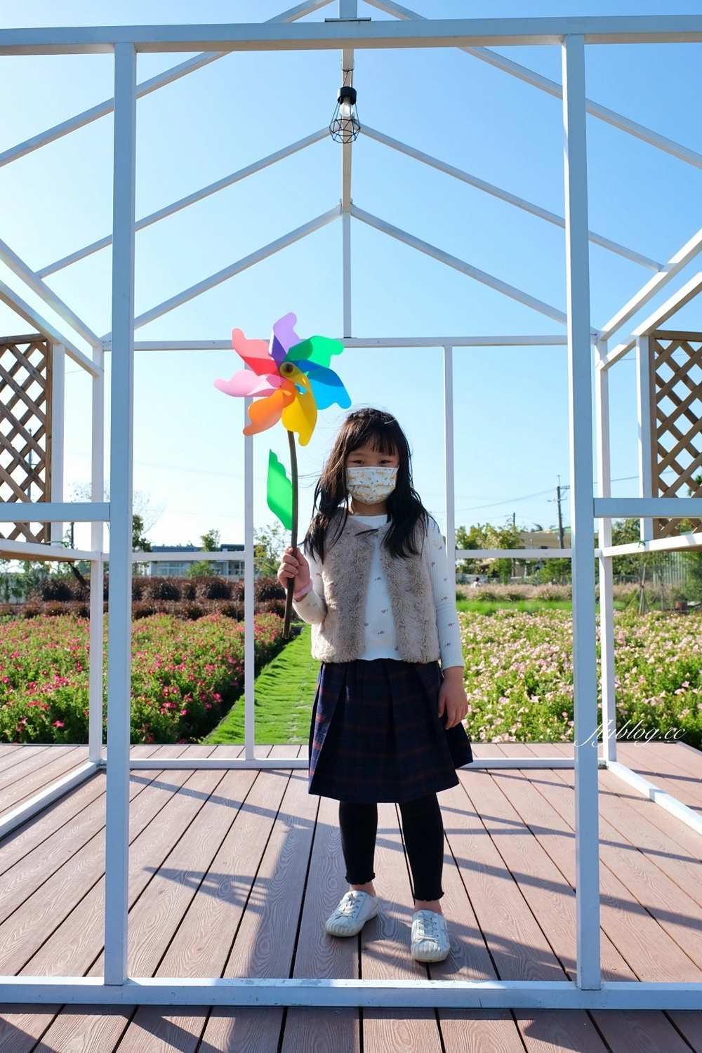 彰化田尾｜董家花園，充滿四季繽紛色彩的花田，田尾親子野餐郊遊好去處 @飛天璇的口袋