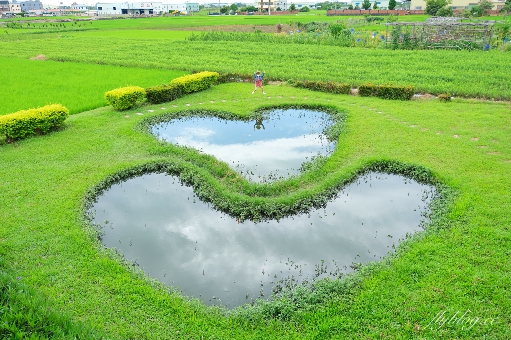 雙心池塘｜小而巧小而美的大村雙心池塘，感受樸實靜謐的農村風情 @飛天璇的口袋