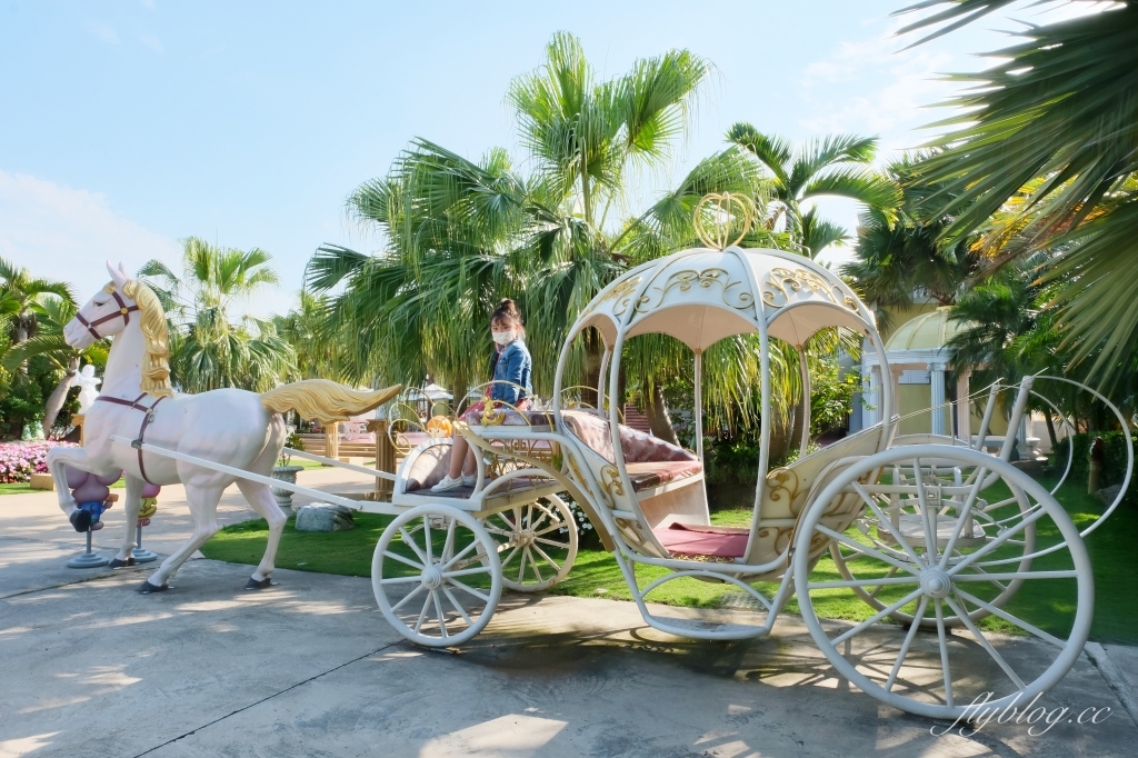 進昌咖啡烘焙館｜座落於大村田野間的巴洛克建築，在浪漫的黃色城堡喝咖啡 @飛天璇的口袋