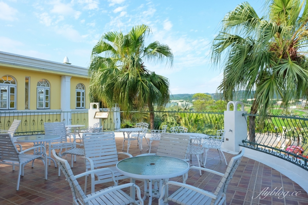 進昌咖啡烘焙館｜座落於大村田野間的巴洛克建築，在浪漫的黃色城堡喝咖啡 @飛天璇的口袋