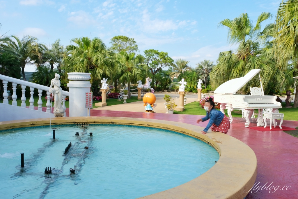 進昌咖啡烘焙館｜座落於大村田野間的巴洛克建築，在浪漫的黃色城堡喝咖啡 @飛天璇的口袋