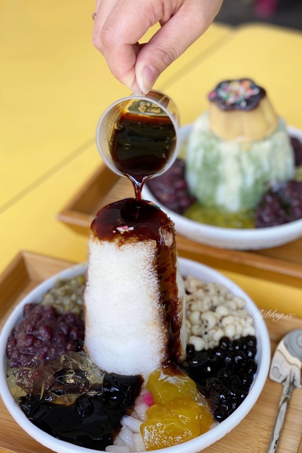 苗栗卓蘭｜良美豆花．在地人氣冰品店，網美的外表古早味的豆花 @飛天璇的口袋