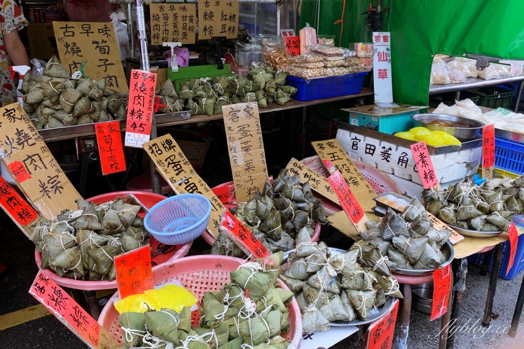 台中西區｜謝家古早味肉粽，向上市場古早味肉粽，客家粽、蛋黃粽、南部粽、北部粽 @飛天璇的口袋