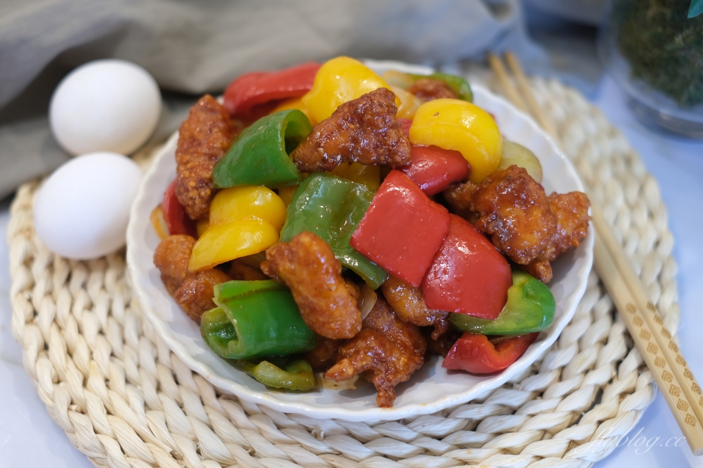 醣醋雞丁做法｜這樣雞肉口感軟嫩入味，超下飯的醣醋雞丁食譜，用氣炸鍋也可以 @飛天璇的口袋