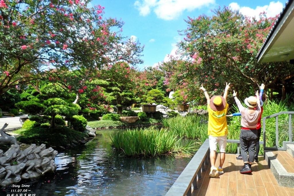 田尾銘園庭園美術館｜充滿日式風情的木造茶房，欣賞優雅浪漫的紫薇花 @飛天璇的口袋