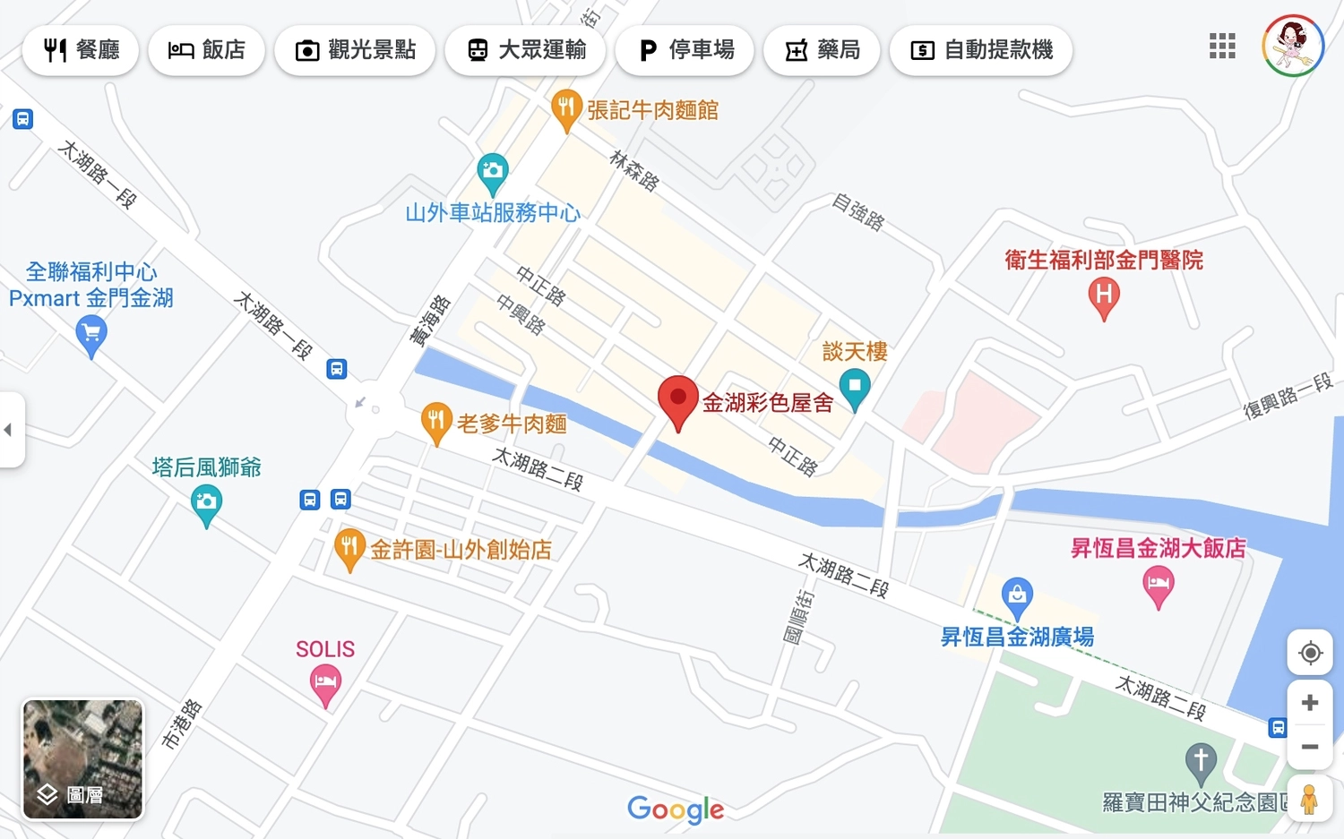 金門金湖｜金湖彩色屋，金門版的小威尼斯彩色屋子，可愛的風獅爺彩繪公車 @飛天璇的口袋
