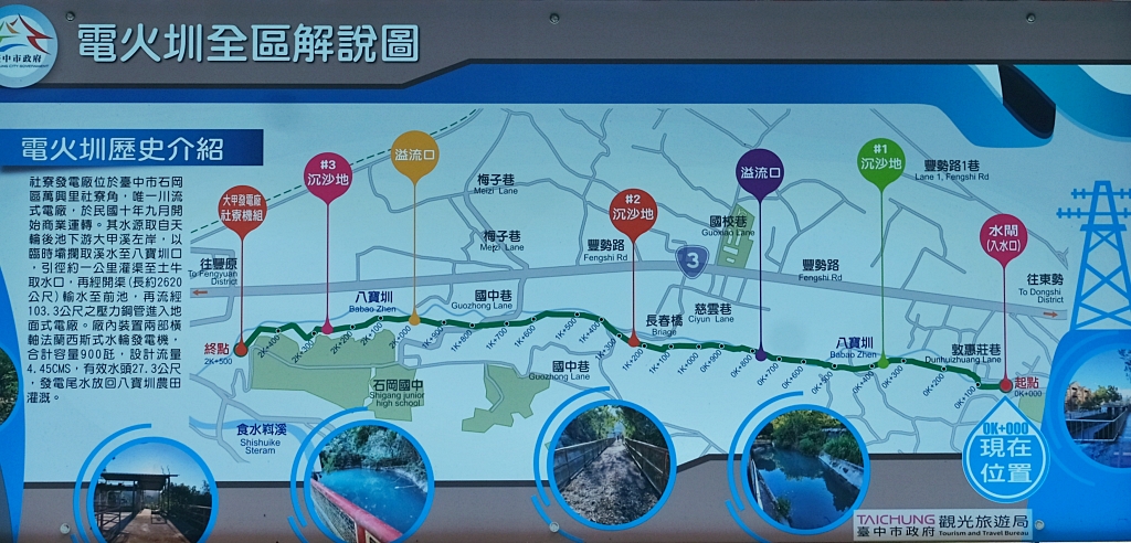 台中石岡｜電火圳生態步道，石岡半山腰的私房景點，沿著潺潺流水幽靜的林蔭步道 @飛天璇的口袋