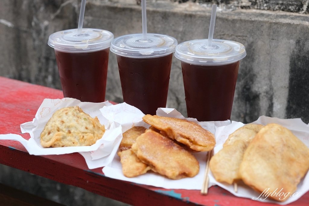 金門金湖｜老屋子蚵嗲．秘製粉漿金黃酥脆蚵嗲，口感清脆鮮小心噴汁 @飛天璇的口袋