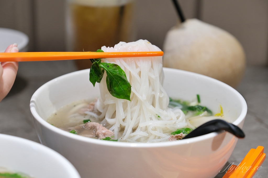 桃園中壢｜越啡越南美食咖啡館．青埔文青風越南料理，酸辣越南牛肉河粉和甜點咖啡 @飛天璇的口袋