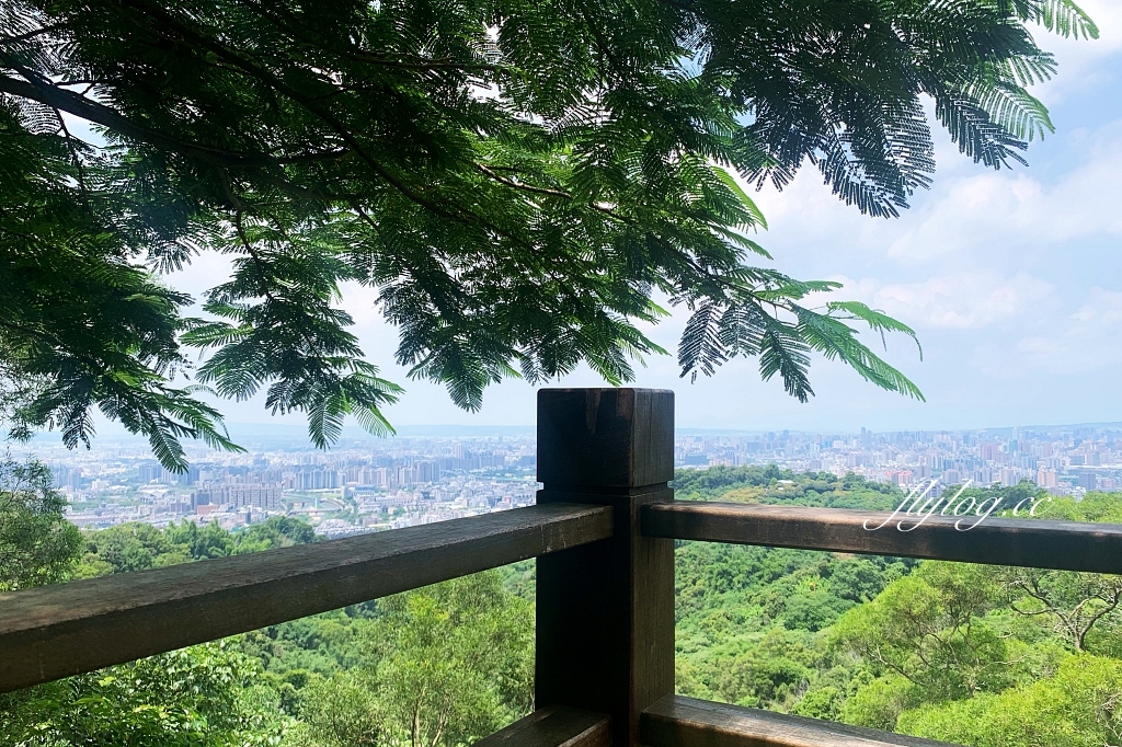 台中北屯｜大坑10號步道．充滿綠意的自然景觀，階梯涼亭眺望市景 @飛天璇的口袋