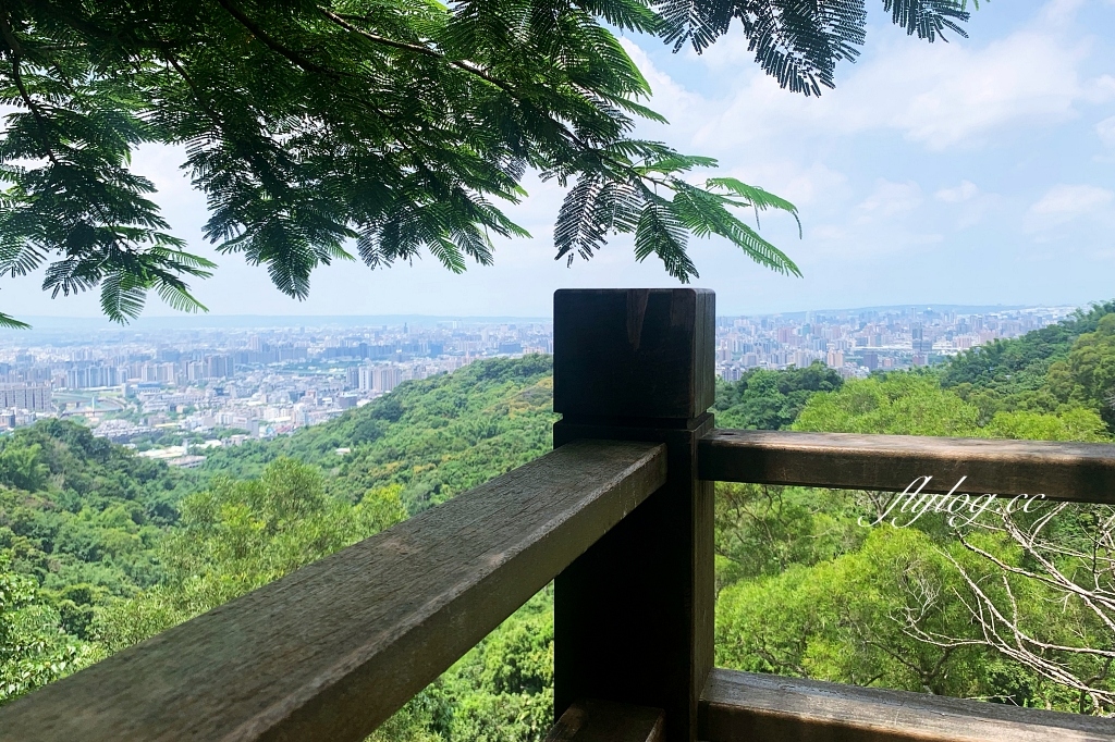 台中北屯｜大坑10號步道．充滿綠意的自然景觀，階梯涼亭眺望市景 @飛天璇的口袋