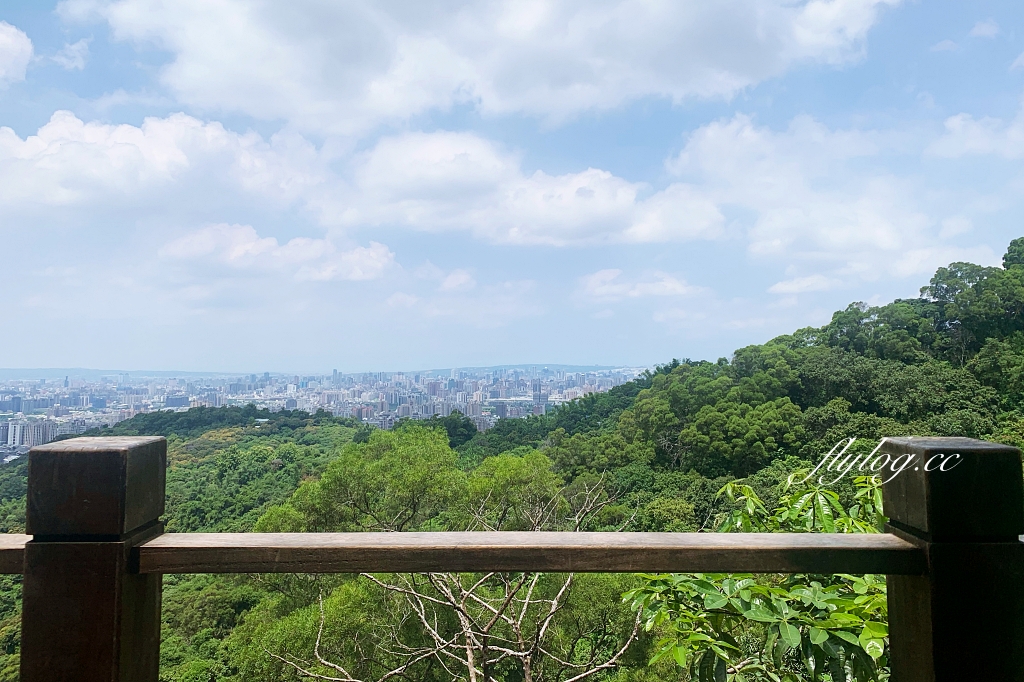台中北屯｜大坑10號步道．充滿綠意的自然景觀，階梯涼亭眺望市景 @飛天璇的口袋