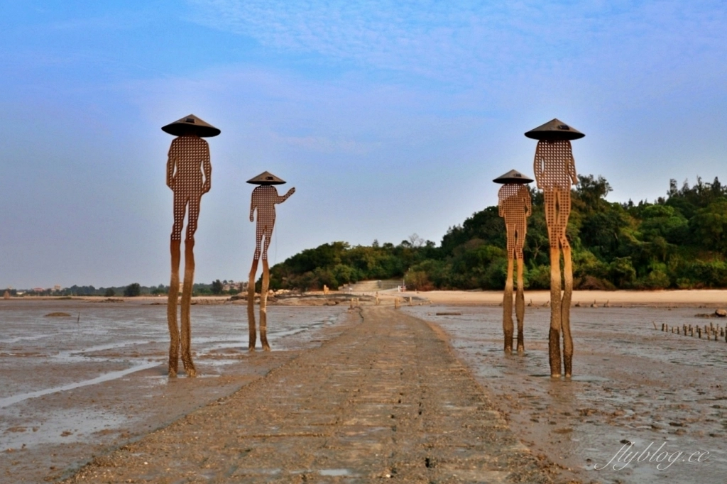 金門金城｜建功嶼，金門版的摩西分海，IG必拍大型牡蠣人裝罝藝術 @飛天璇的口袋