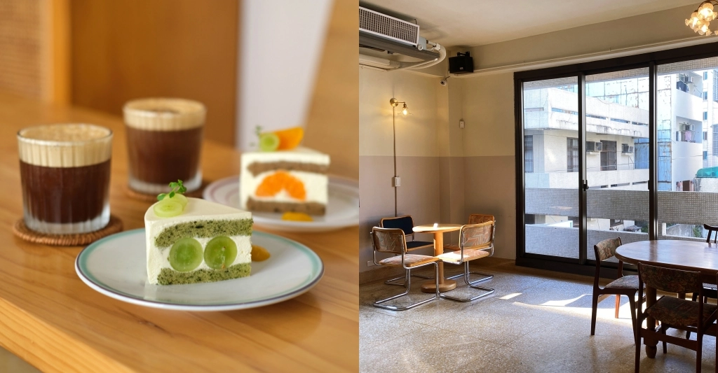 台中西區｜鐵木Ironwood City，草悟道質感甜點咖啡館，模範街巷弄裡的戚風蛋糕 @飛天璇的口袋