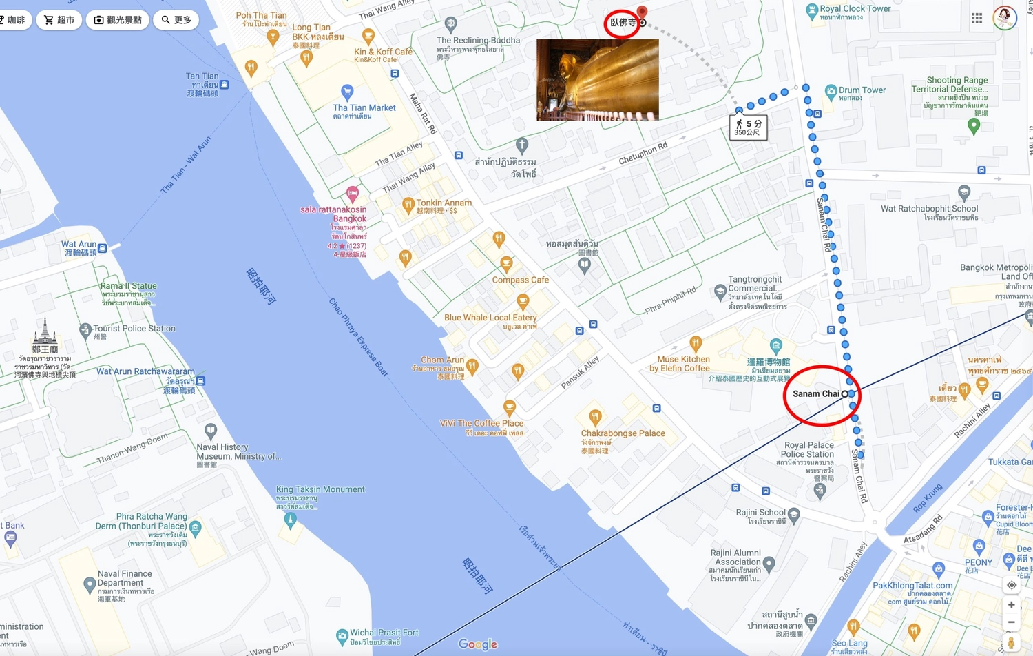 泰國曼谷｜臥佛寺 Wat Pho，曼谷歷史最久的寺廟，傳統泰式按摩的發源地 @飛天璇的口袋