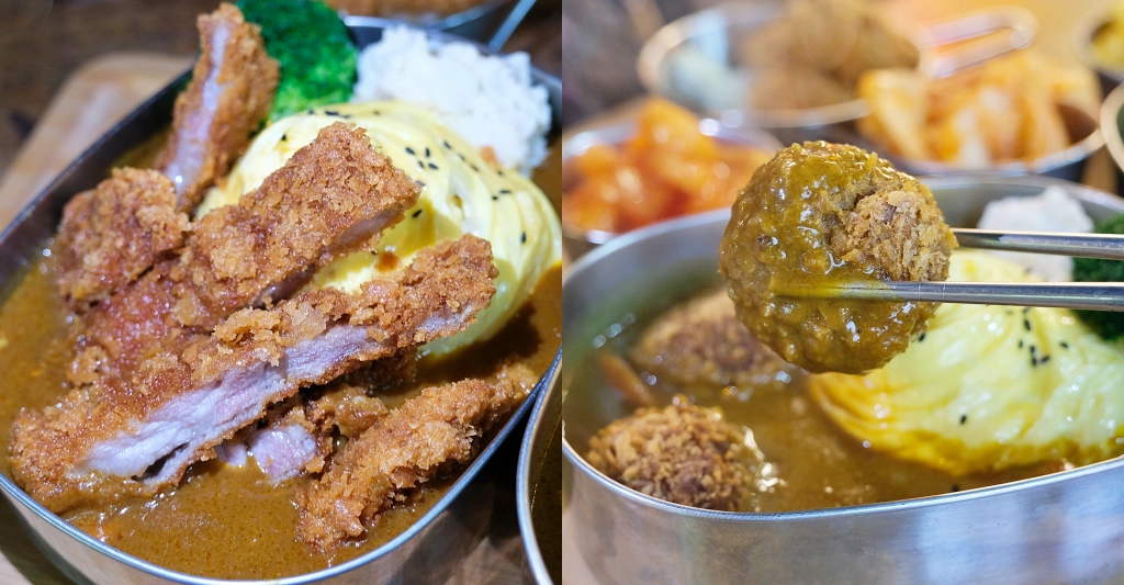 台中南區｜咖哩甲班．在夜市裡吃小學鐵盒便當咖哩，忠孝夜市隱藏版美食推薦 @飛天璇的口袋