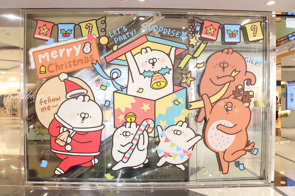 2022中友百貨聖誕節｜全台獨家巨型6米高醜白兔，一起歡慶CHRISTMAS @飛天璇的口袋