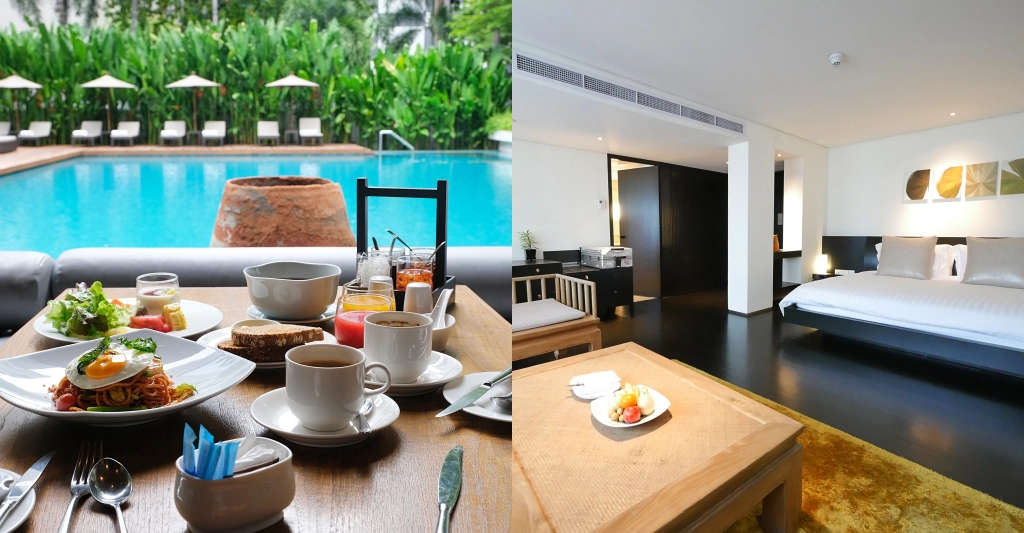 泰國曼谷｜COMO Metropolitan Bangkok．瑪莉亞凱麗住過的曼谷COMO大都會酒店，自然採光房間和浪漫露天泳池 @飛天璇的口袋