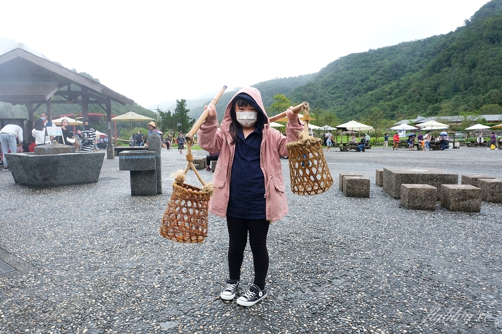清水地熱公園｜提著竹簍煮溫泉蛋，還可以露天免費泡腳，體驗浴衣和溫泉魚咬腳 @飛天璇的口袋