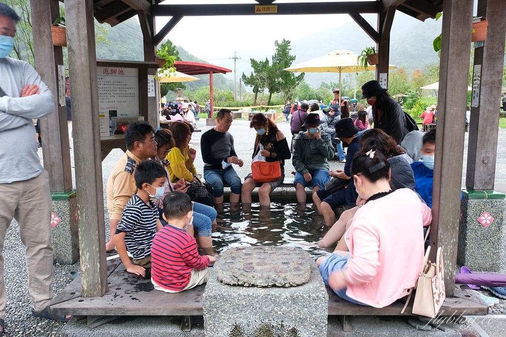 清水地熱公園｜提著竹簍煮溫泉蛋，還可以露天免費泡腳，體驗浴衣和溫泉魚咬腳 @飛天璇的口袋