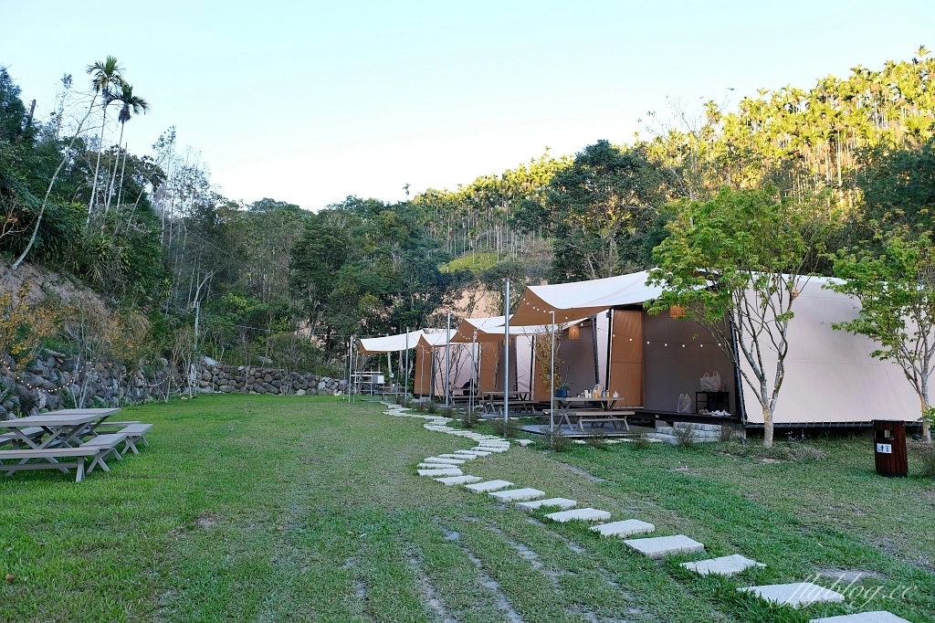 南投埔里｜葉子祕境森林住宿，桃米村森林帳篷式民宿，潺潺流水蟲鳴鳥叫生態環境，日月潭最新景點推薦 @飛天璇的口袋