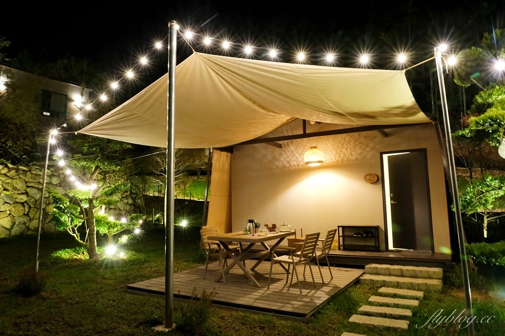 南投埔里｜葉子祕境森林住宿，桃米村森林帳篷式民宿，潺潺流水蟲鳴鳥叫生態環境，日月潭最新景點推薦 @飛天璇的口袋