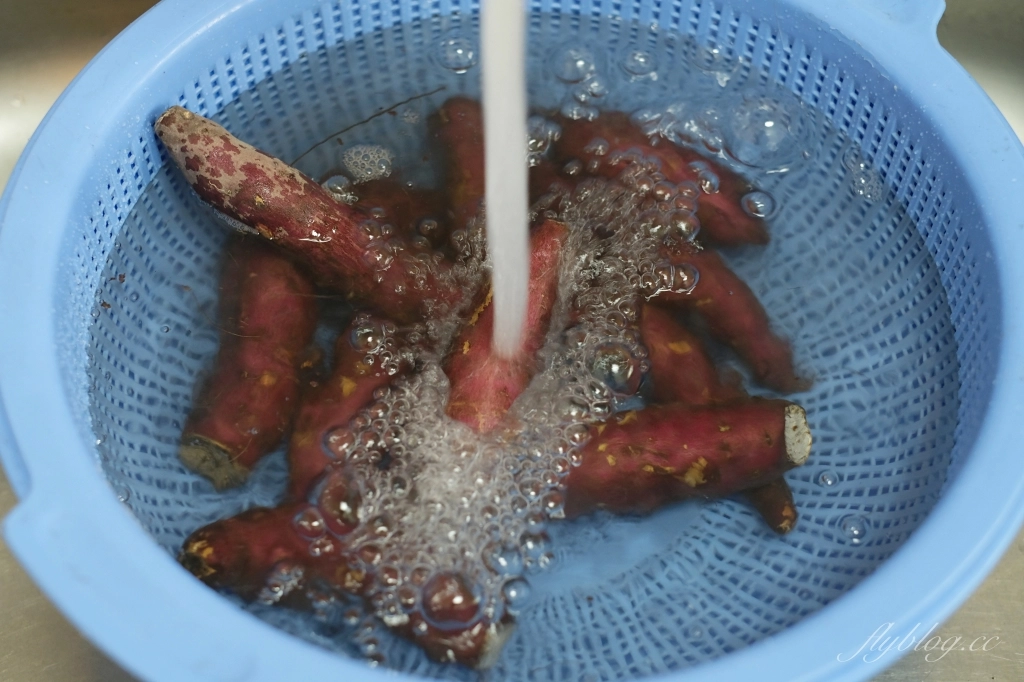 食譜分享｜烤地瓜．用氣炸烤箱烤地瓜，簡單方便又美味 @飛天璇的口袋