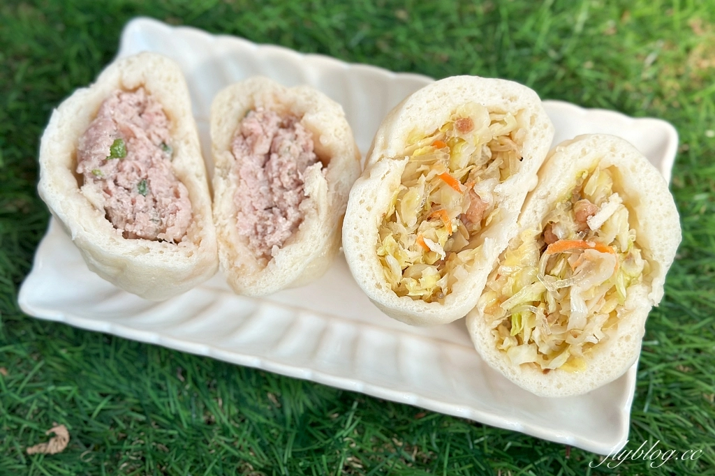 台中北屯｜水電工鮮肉包，水電工轉賣包子闖出另外一片春天，真材實料又美味的肉包店 @飛天璇的口袋