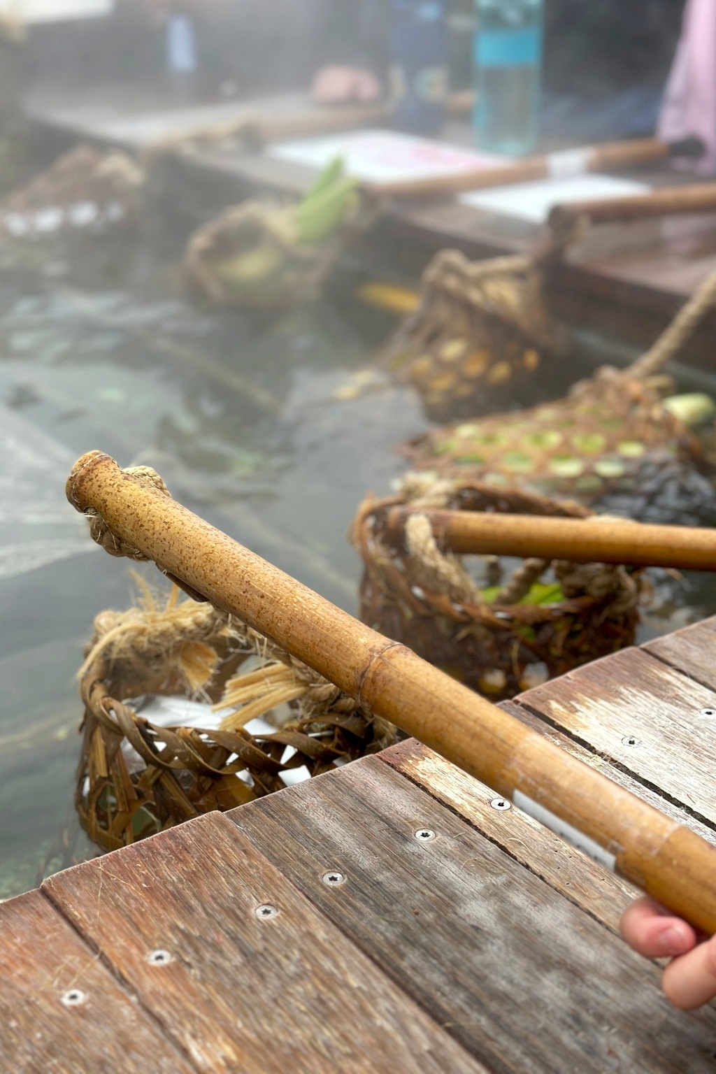 清水地熱公園｜提著竹簍煮溫泉蛋，還可以露天免費泡腳，體驗浴衣和溫泉魚咬腳 @飛天璇的口袋