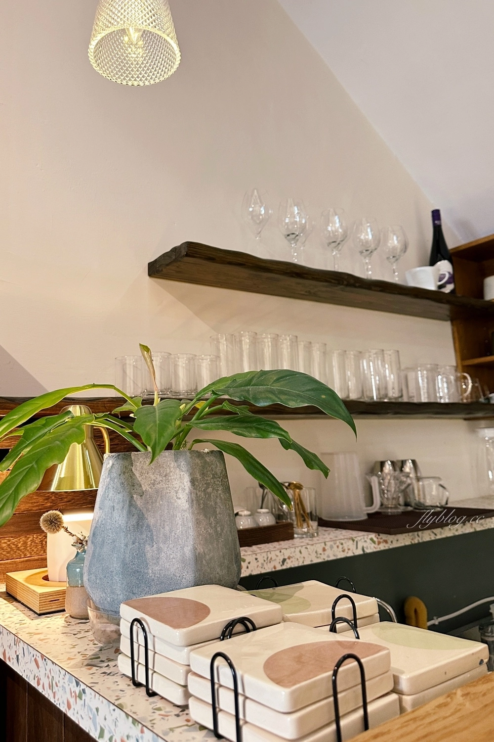 青子Aoko｜南屯復古結合台日元素的義法料理專賣店，吃得到以台中名產麻薏入菜的甜點 @飛天璇的口袋