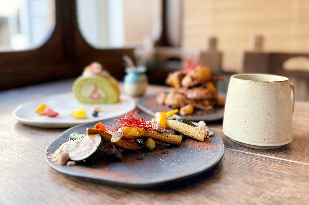 青子Aoko｜南屯復古結合台日元素的義法料理專賣店，吃得到以台中名產麻薏入菜的甜點 @飛天璇的口袋