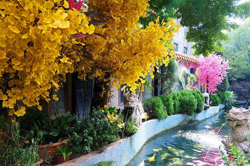 台中東區｜台中南天宮，146公尺的聖帝大神像，體驗穿唐服Cosplay，還可以借發財金 @飛天璇的口袋