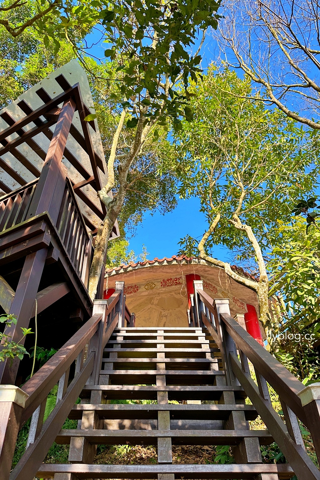 台中后里｜鳳凰山步道．沿路許多涼亭和觀景台，路線好走又有林蔭遮敝 @飛天璇的口袋