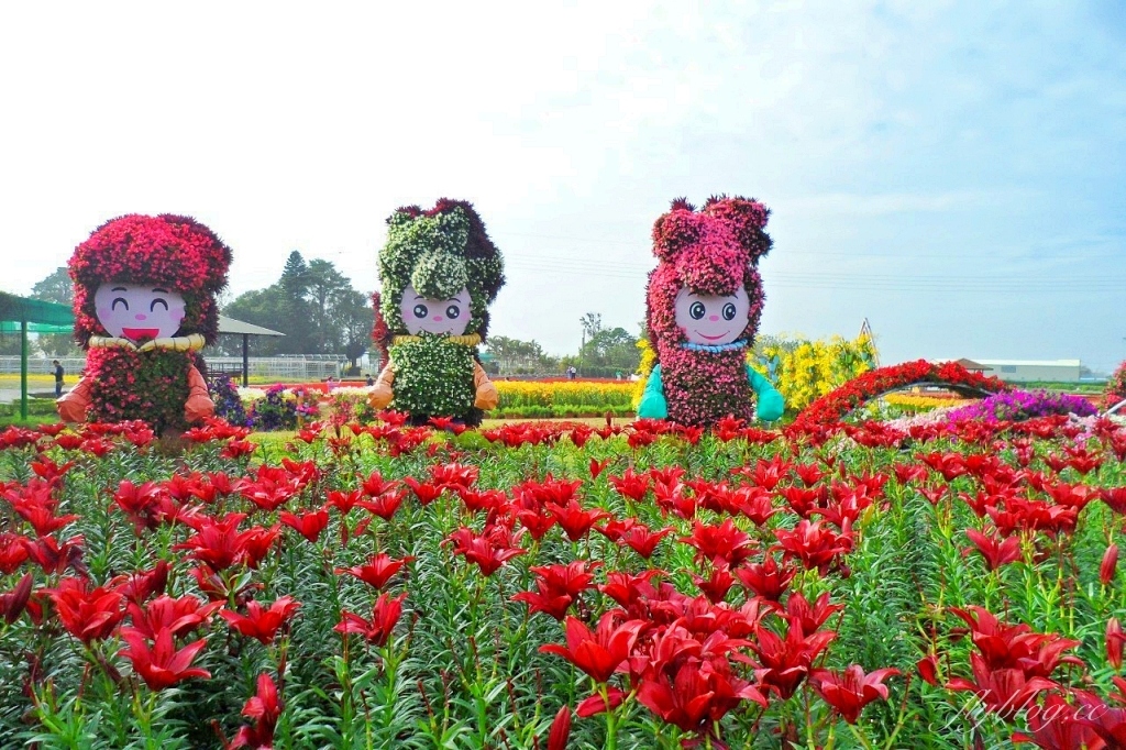 中社觀光花市花海｜鬱金香花海正美，一年四季不同的花卉，還有BBQ烤肉同樂區 @飛天璇的口袋