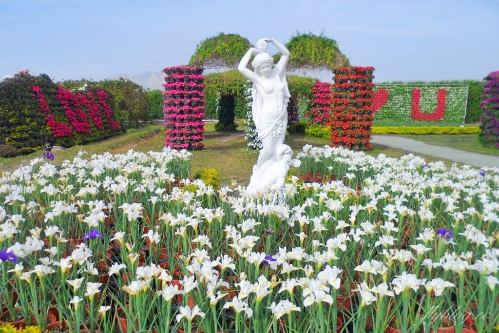 中社觀光花市花海｜鬱金香花海正美，一年四季不同的花卉，還有BBQ烤肉同樂區 @飛天璇的口袋