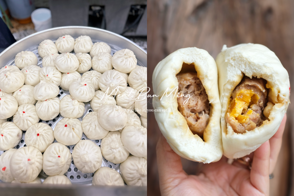 台中西屯｜肉包明，彰化50年肉包老店台中也吃得到，還有台中限定蛋黃口味 @飛天璇的口袋