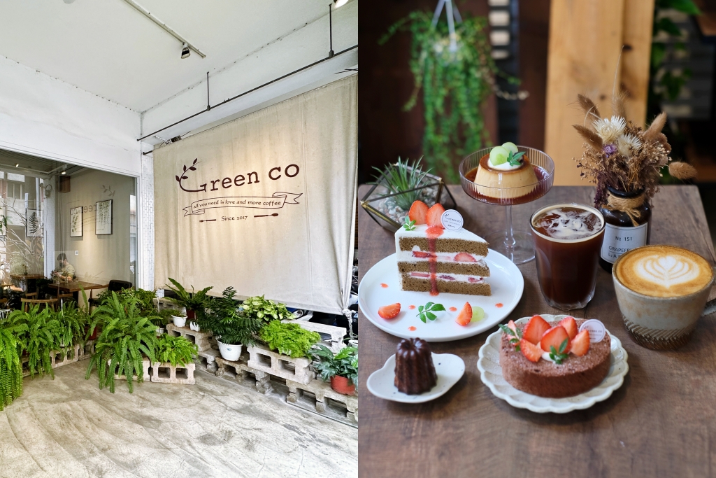 桃園中壢｜綠沐恬拾 Caf&eacute; & P&acirc;tisserie，佈滿植栽的溫室風咖啡館，品嚐甜點的同時也享受生活美學 @飛天璇的口袋