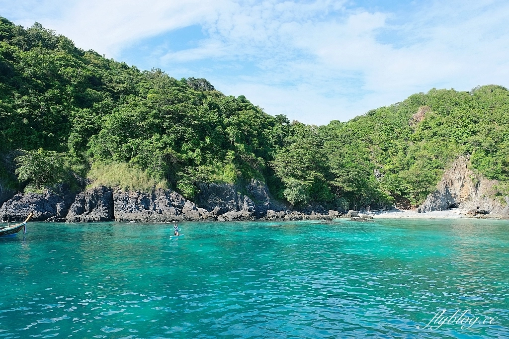泰國普吉島｜珊瑚島Coral Island．搭乘遊艇前往普吉島渡假盛地，在banana beach享受陽光沙灘比基尼 @飛天璇的口袋