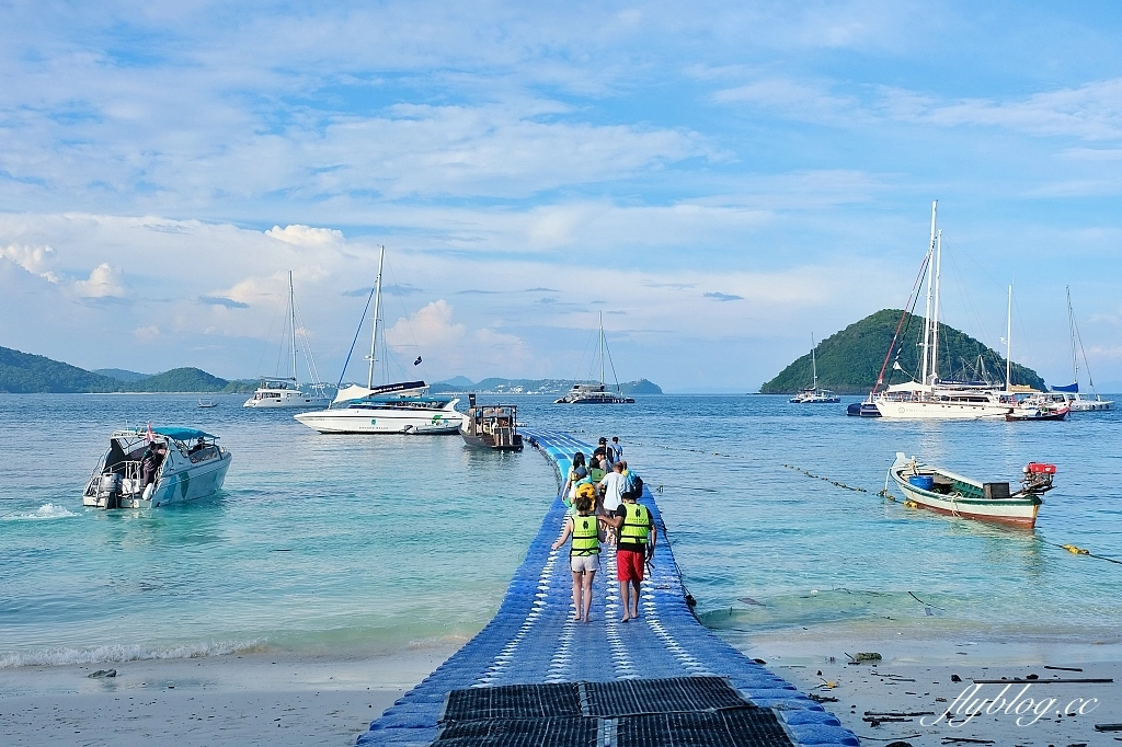 泰國普吉島｜珊瑚島Coral Island．搭乘遊艇前往普吉島渡假盛地，在banana beach享受陽光沙灘比基尼 @飛天璇的口袋