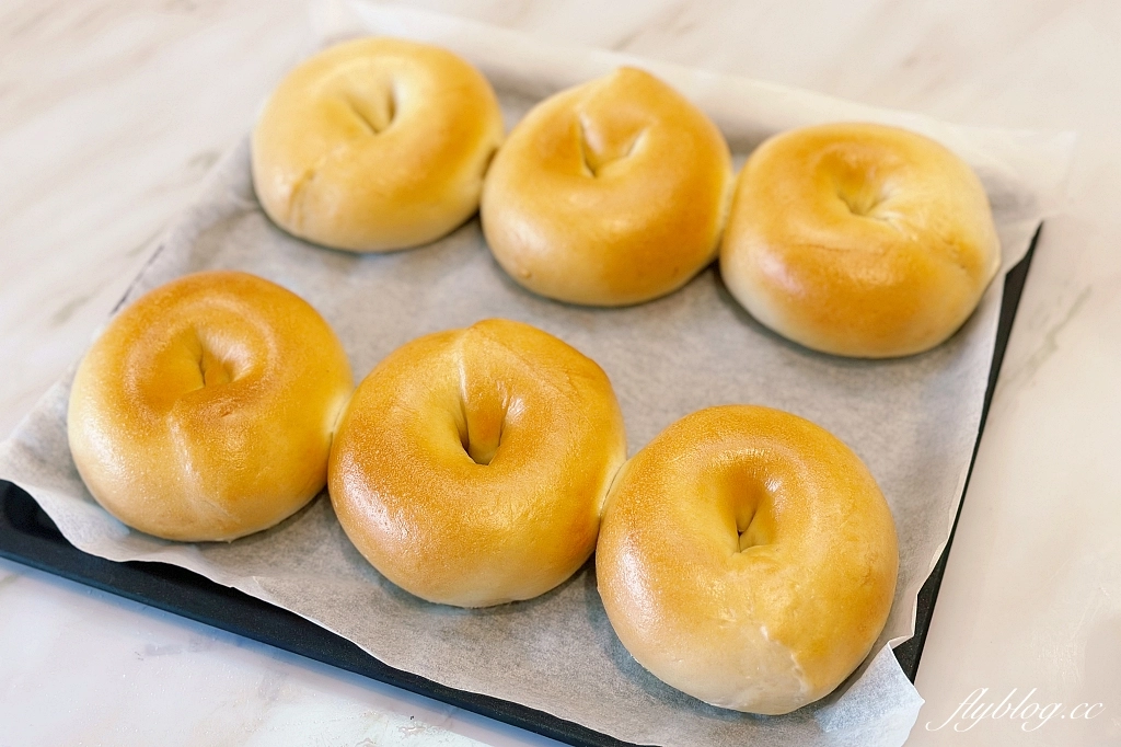 食譜分享｜貝果的做法，不用攪拌機也可以，藍莓乳酪貝果超好吃 @飛天璇的口袋