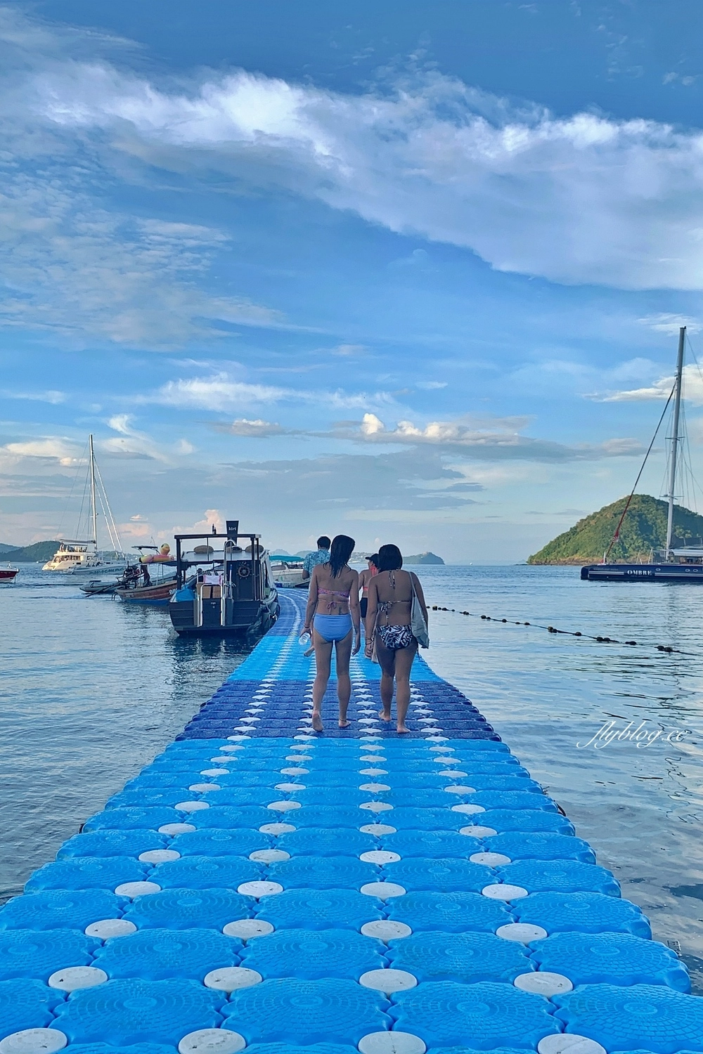 泰國普吉島｜珊瑚島Coral Island．搭乘遊艇前往普吉島渡假盛地，在banana beach享受陽光沙灘比基尼 @飛天璇的口袋