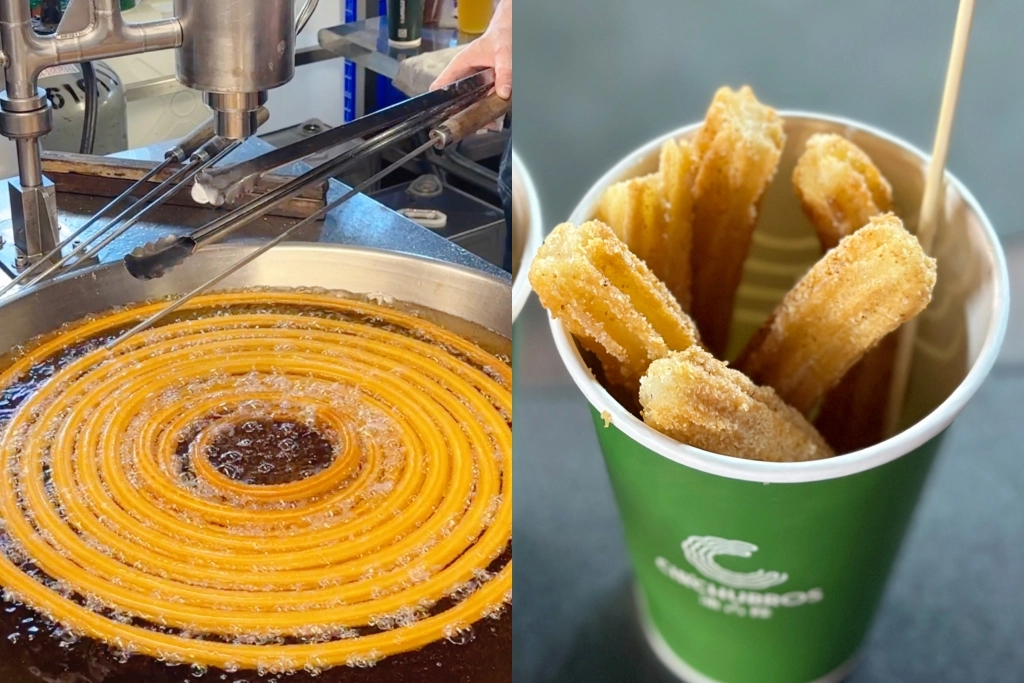 台中南區｜油吉條Circhurros，巨大版蚊香吉拿棒，中部各大夜市人氣美食 @飛天璇的口袋