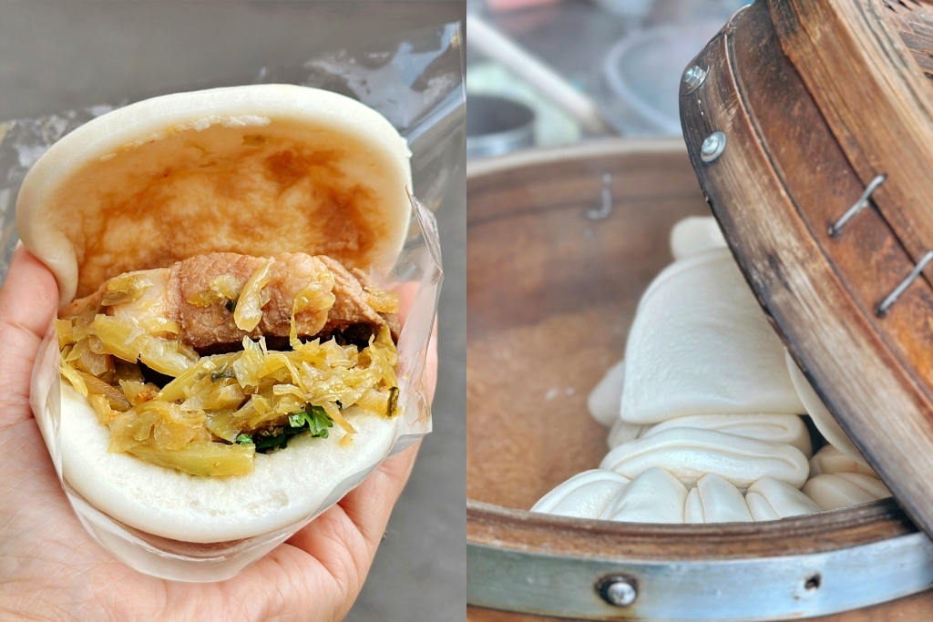 台中西區｜吳記割包四神湯，隱身向上市場的刈包店，肥肉適中軟Q好吃 @飛天璇的口袋