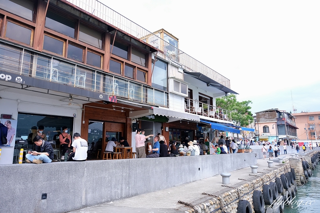 新北淡水｜朝日夫婦，充滿沖繩風情的日式刨冰店，坐擁淡水河第一排美景 @飛天璇的口袋