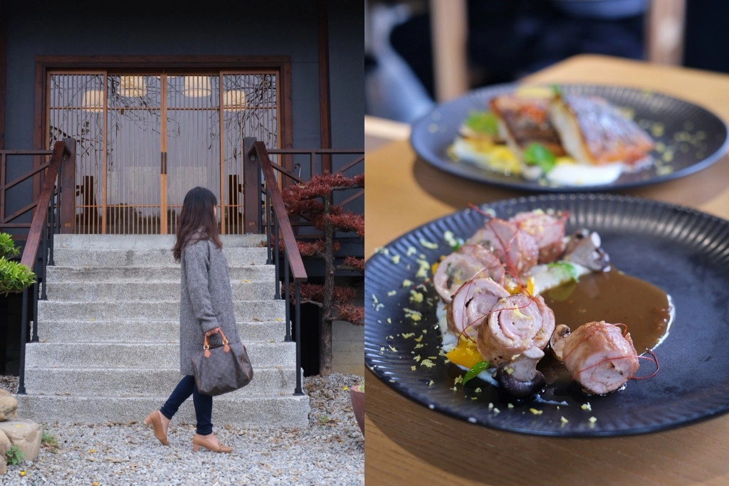 台中北屯｜枯山円敷 YEN KARESAN，隱身大坑山區的預約制餐廳，黑色侘寂風日式庭園建築 @飛天璇的口袋