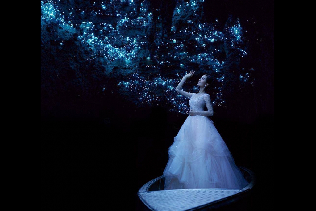 紐西蘭北島｜懷托摩洞穴，藍光螢火蟲鐘乳石洞，全球八奇景，吳奇隆劉詩詩拍婚紗的地方 @飛天璇的口袋