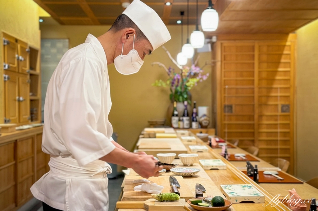 台北士林｜鮨松濤，隱身地下室的日本料理店，品嚐板前江戶前壽司料理 @飛天璇的口袋