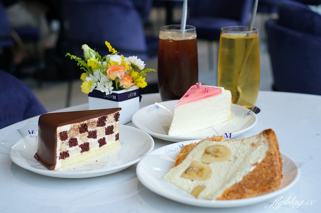 台中東區｜Lady M，來自美國紐約的殿堂級千層蛋糕，台中Lalaport北館美食(附菜單) @飛天璇的口袋